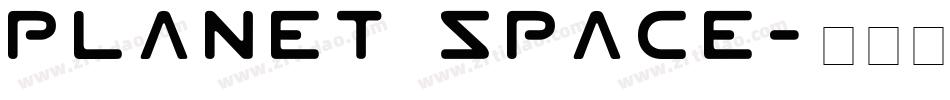 Planet Space字体转换